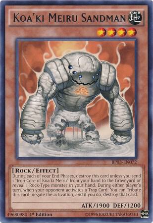 Koa'ki Meiru Sandman BP03-EN072 card from Battle Pack 3: Monster League