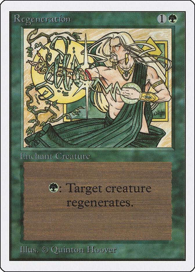 Regeneration card from Unlimited Edition