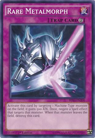 Rare Metalmorph BP03-EN200 card from Battle Pack 3: Monster League