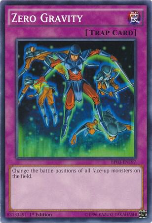 Zero Gravity BP03-EN197 card from Battle Pack 3: Monster League