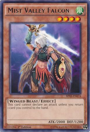Mist Valley Falcon BP03-EN074 card from Battle Pack 3: Monster League