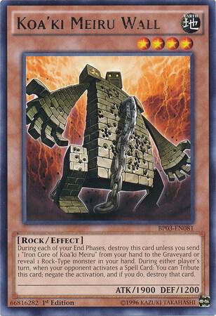 Koa'ki Meiru Wall BP03-EN081 card from Battle Pack 3: Monster League