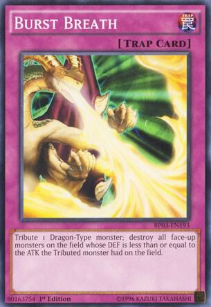 Burst Breath BP03-EN193 card from Battle Pack 3: Monster League