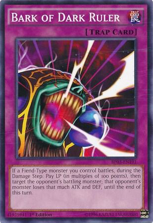 Bark of Dark Ruler BP03-EN191 card from Battle Pack 3: Monster League