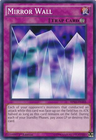 Mirror Wall BP03-EN188 card from Battle Pack 3: Monster League