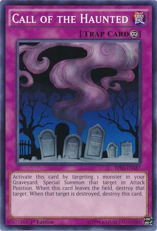 Call of the Haunted BP03-EN187 card from Battle Pack 3: Monster League