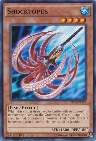 Shocktopus BP03-EN092 card from Battle Pack 3: Monster League