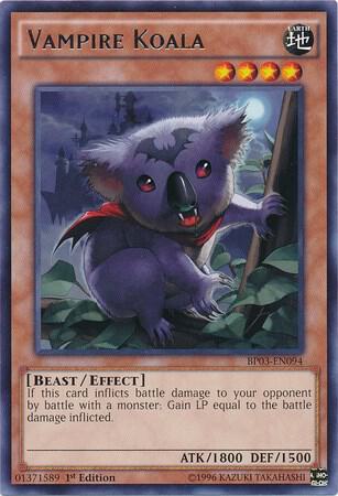 Vampire Koala BP03-EN094 card from Battle Pack 3: Monster League