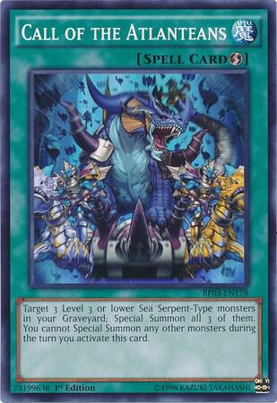 Call of the Atlanteans BP03-EN178 card from Battle Pack 3: Monster League