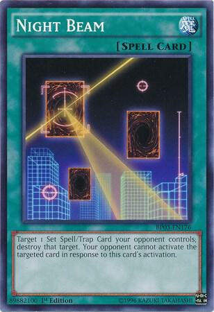 Night Beam BP03-EN176 card from Battle Pack 3: Monster League