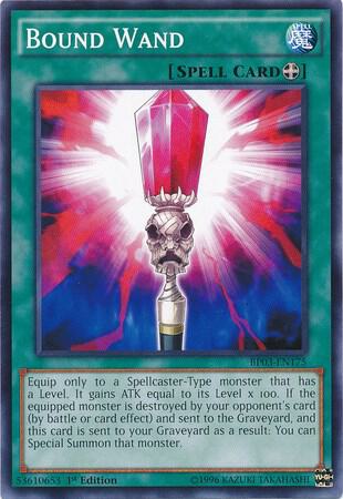 Bound Wand BP03-EN175 card from Battle Pack 3: Monster League