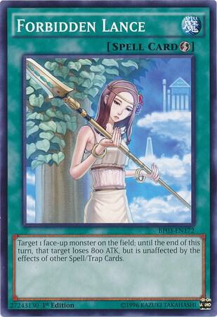 Forbidden Lance BP03-EN172 card from Battle Pack 3: Monster League