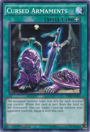 Cursed Armaments BP03-EN169 card from Battle Pack 3: Monster League