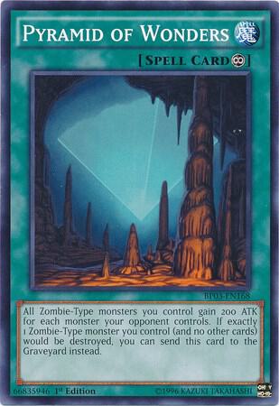 Pyramid of Wonders BP03-EN168 card from Battle Pack 3: Monster League