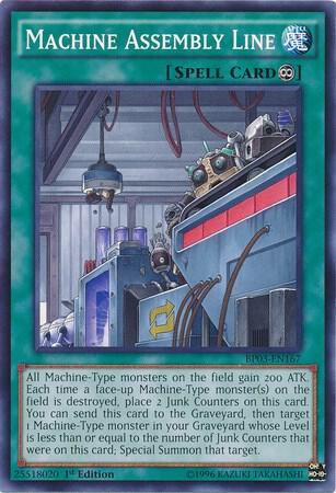 Machine Assembly Line BP03-EN167 card from Battle Pack 3: Monster League