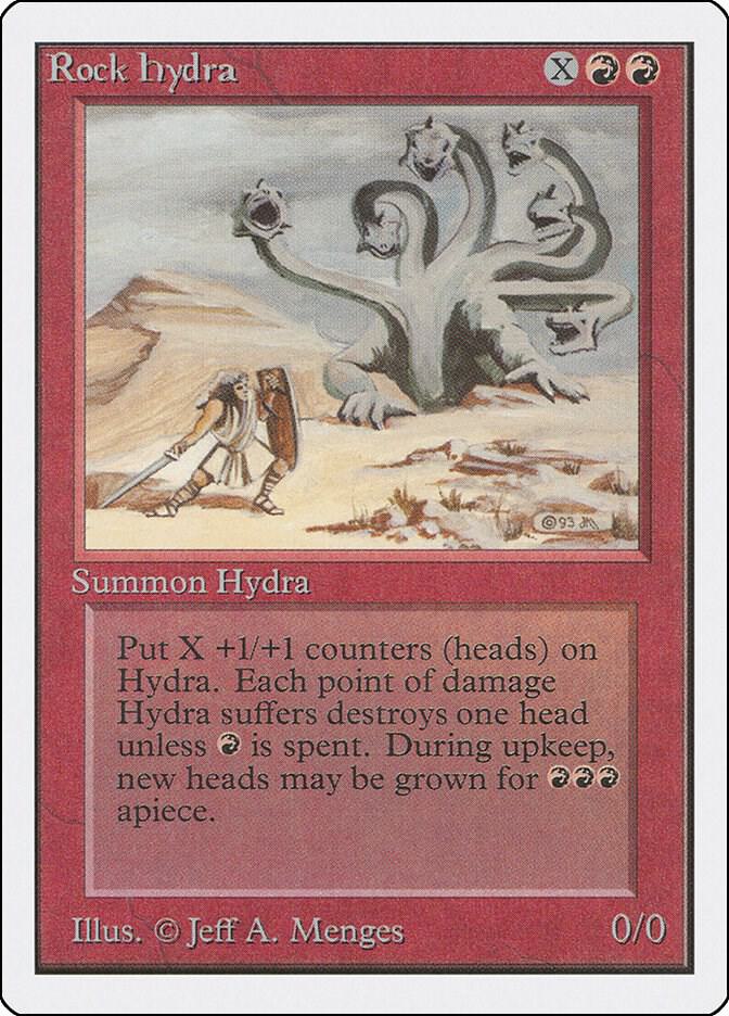 Rock Hydra card from Unlimited Edition