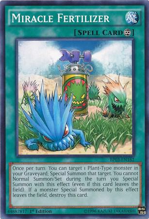 Miracle Fertilizer BP03-EN162 card from Battle Pack 3: Monster League