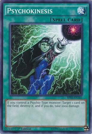 Psychokinesis BP03-EN161 card from Battle Pack 3: Monster League