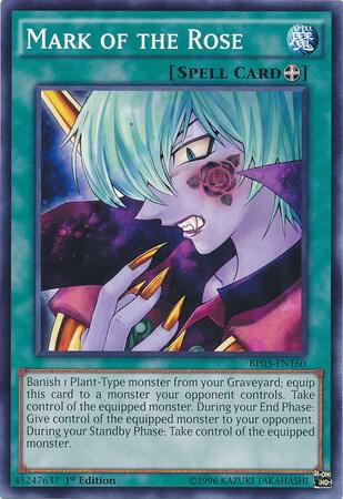 Mark of the Rose BP03-EN160 card from Battle Pack 3: Monster League