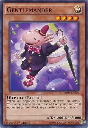 Gentlemander BP03-EN106 card from Battle Pack 3: Monster League