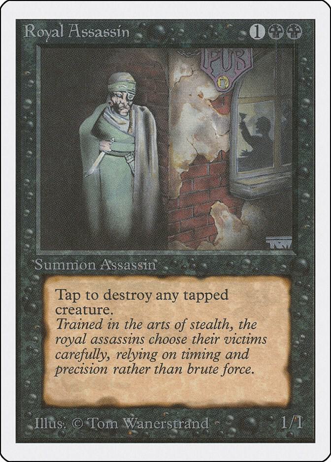 Royal Assassin card from Unlimited Edition