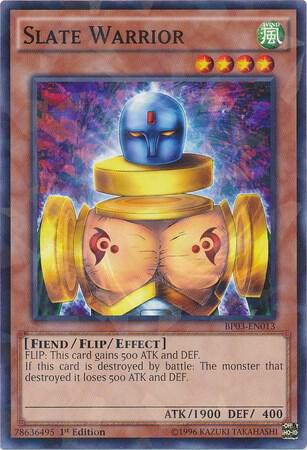 Slate Warrior (Shatterfoil) BP03-EN013 card from Battle Pack 3: Monster League
