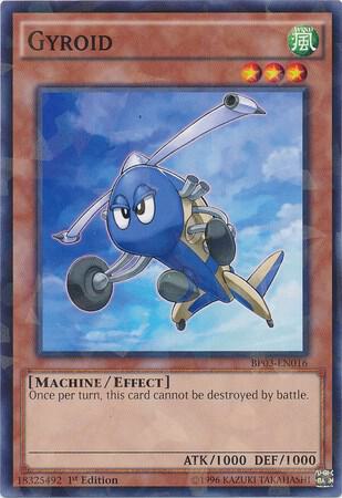 Gyroid (Shatterfoil) BP03-EN016 card from Battle Pack 3: Monster League