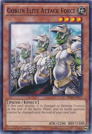 Goblin Elite Attack Force (Shatterfoil) BP03-EN017 card from Battle Pack 3: Monster League