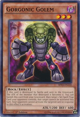 Gorgonic Golem BP03-EN110 card from Battle Pack 3: Monster League