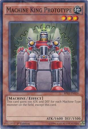 Machine King Prototype (Shatterfoil) BP03-EN019 card from Battle Pack 3: Monster League