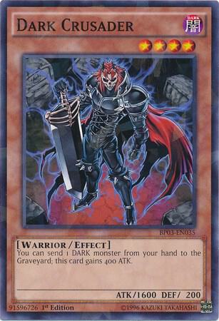 Dark Crusader (Shatterfoil) BP03-EN035 card from Battle Pack 3: Monster League