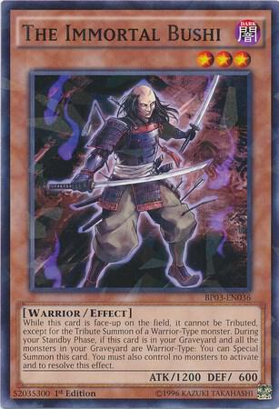 The Immortal Bushi (Shatterfoil) BP03-EN036 card from Battle Pack 3: Monster League