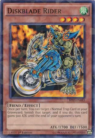 Diskblade Rider (Shatterfoil) BP03-EN043 card from Battle Pack 3: Monster League
