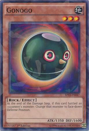 Gonogo (Shatterfoil) BP03-EN047 card from Battle Pack 3: Monster League