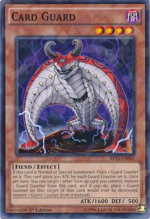 Card Guard (Shatterfoil) BP03-EN065 card from Battle Pack 3: Monster League