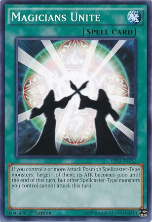 Magicians Unite BP03-EN152 card from Battle Pack 3: Monster League