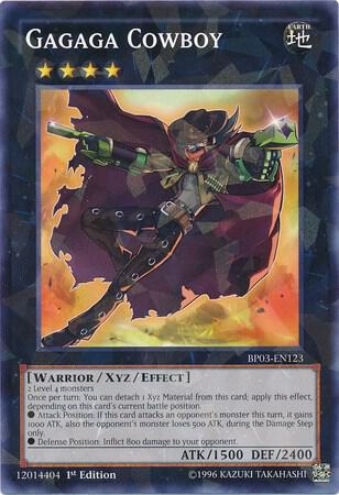 Gagaga Cowboy (Shatterfoil) BP03-EN123 card from Battle Pack 3: Monster League