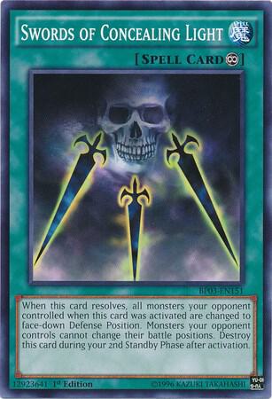 Swords of Concealing Light BP03-EN151 card from Battle Pack 3: Monster League