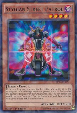 Stygian Street Patrol (Shatterfoil) BP03-EN078 card from Battle Pack 3: Monster League