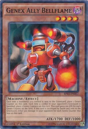 Genex Ally Bellflame (Shatterfoil) BP03-EN082 card from Battle Pack 3: Monster League