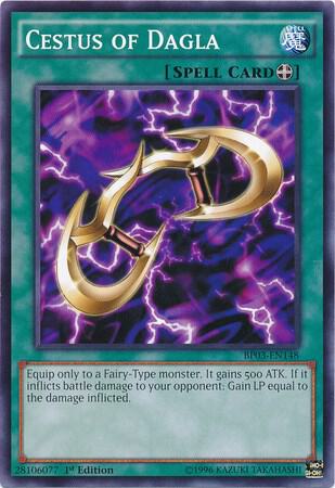 Cestus of Dagla BP03-EN148 card from Battle Pack 3: Monster League