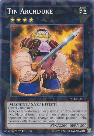 Tin Archduke (Shatterfoil) BP03-EN128 card from Battle Pack 3: Monster League