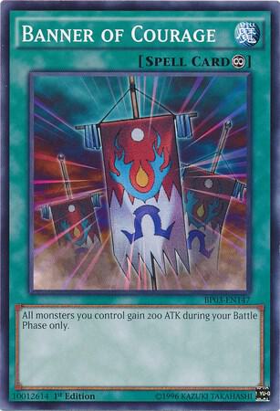 Banner of Courage BP03-EN147 card from Battle Pack 3: Monster League