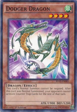 Dodger Dragon (Shatterfoil) BP03-EN085 card from Battle Pack 3: Monster League