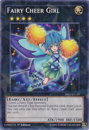 Fairy Cheer Girl (Shatterfoil) BP03-EN129 card from Battle Pack 3: Monster League
