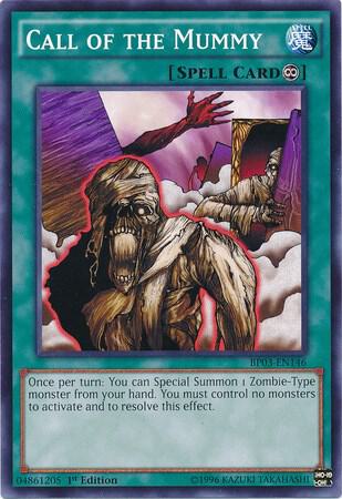 Call of the Mummy BP03-EN146 card from Battle Pack 3: Monster League