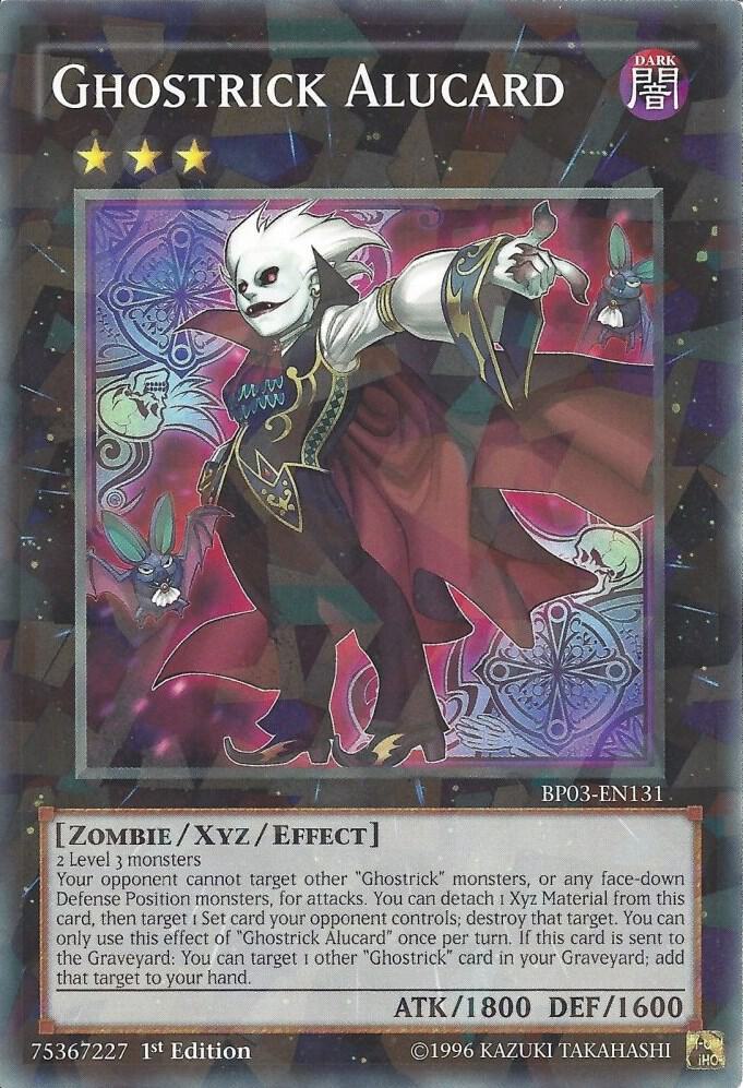 Ghostrick Alucard (Shatterfoil) BP03-EN131 card from Battle Pack 3: Monster League