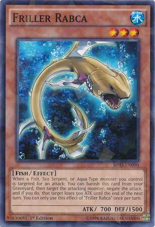 Friller Rabca (Shatterfoil) BP03-EN090 card from Battle Pack 3: Monster League