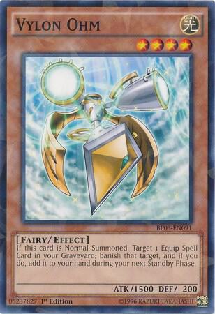 Vylon Ohm (Shatterfoil) BP03-EN091 card from Battle Pack 3: Monster League