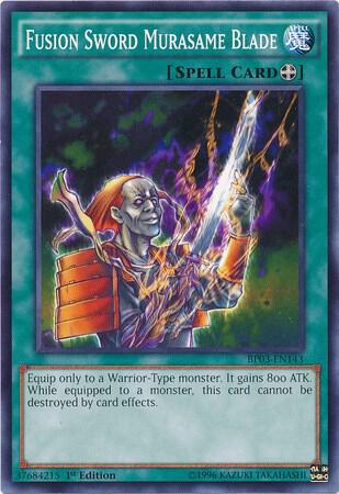 Fusion Sword Murasame Blade BP03-EN143 card from Battle Pack 3: Monster League